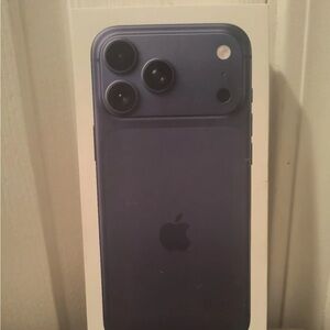 Apple iPhone 17 PRO Deep Blue EMPTY BOX ONLY.